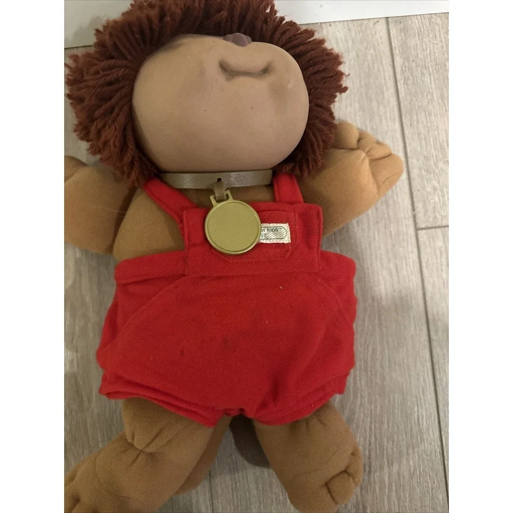 Vintage‎ Cabbage Patch Kids Dog Koosas Brown Fur w/Blue Eyes Korea Coleco 1980s